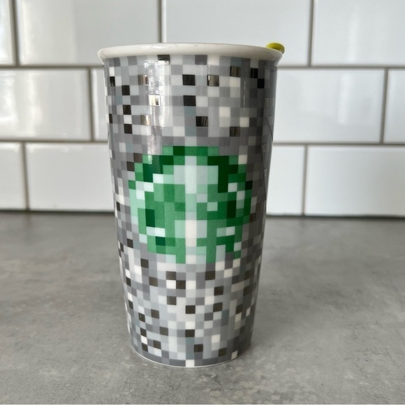 RODARTE + Starbucks Ceramic Pixel Tumbler Collectible Limited Edition 2012 - Picture 3 of 9